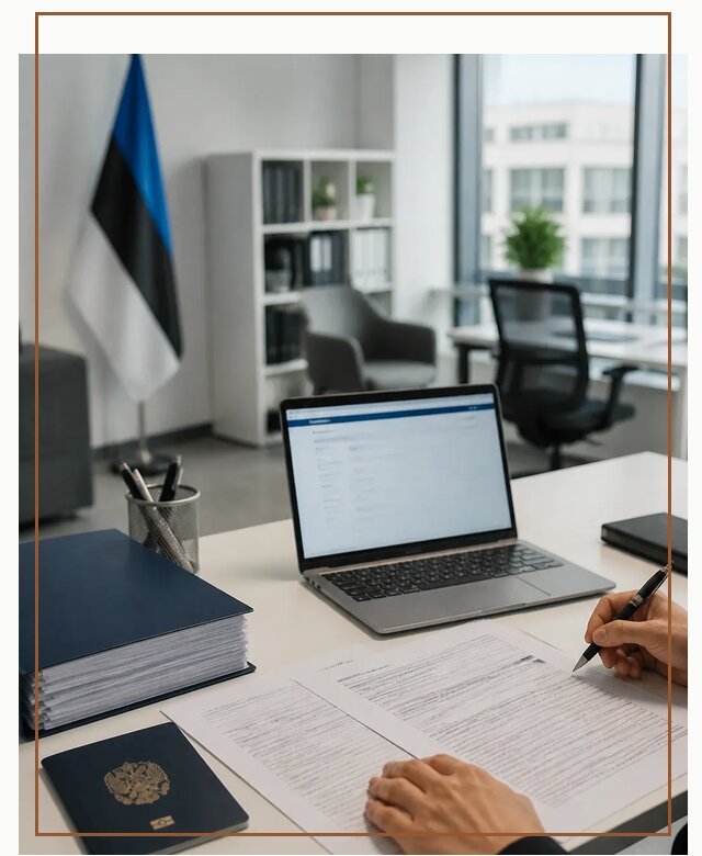 Оформление ВНЖ в Эстонии для переезда и легального проживания в Искитиме